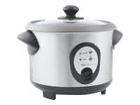 OBH Nordica Rice Cooker Inox - Riskoker - 1.8 liter - 400 W - grå / rustfritt stål