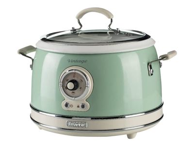 Ariete Vintage 2904 - Riskokare/långsam kokare - 3.5 liter - 700 W - grön