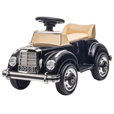 Polkuauto lapsille Mercedes 300S-tyyliin – musta