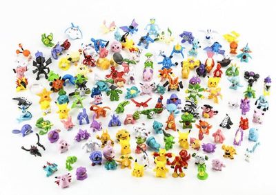 144 st Mycket Fina & Söta - Pokémon Figurer