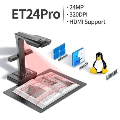 Bogscanner CZUR ET24 Pro - Resolution 5696x4272