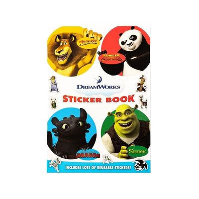 DreamWorks Reusable Characters Sticker Book