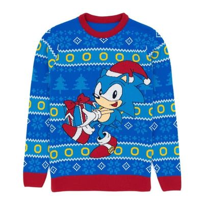 Sonic The Hedgehog Unisex Adult Knitted Christmas Jumper