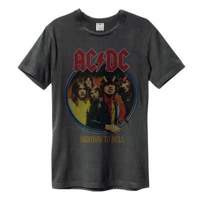 AC/DC: Highway To Hell Amplified Vintage Charcoal X Large T Shirt
