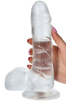 TOYZ4LOVERS Jelly Dildo Real Rapture Clear 23 cm Dildo