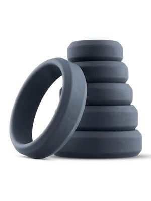 Boners 6-Piece Cock Ring Set Pakke med penisringer