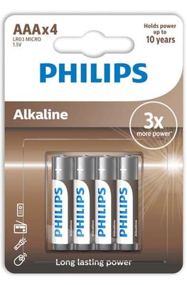 Philips Power AAA 4-pack Batterier AAA