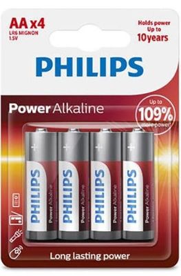 Philips Power AA 4-pack Batterier AA