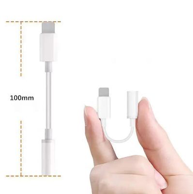 Lightning til 3,5 mm hovedtelefonadapter - passer til alle iPhones - HVID