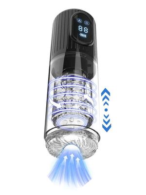 Masturbator With Suction, Rotating & Thrusting Motion Automatisk masturbatr