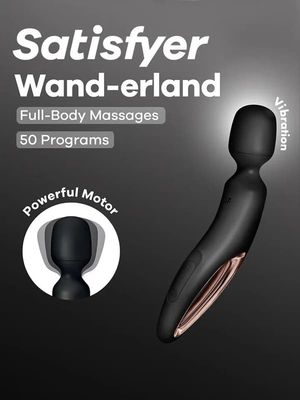 Satisfyer Wand-Erland Black/Rosegold Magisk stav /massasjestav