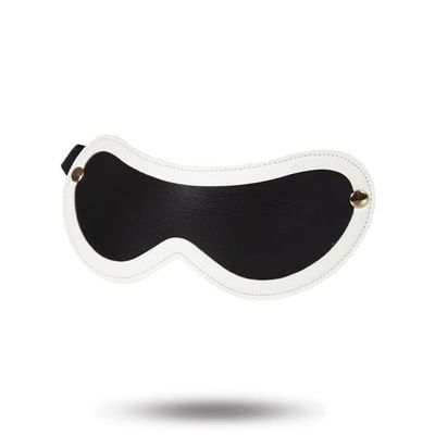 Glow-in-the-Dark Øyemaske - Hvit/Svart
