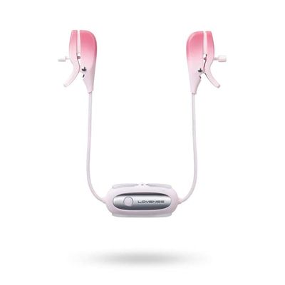 GEMINI APP-CONTROLLED VIBRATING NIPPLE CLAMPS - pink