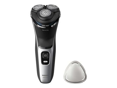 Philips 3000 Series S3143 - Barbermaskin - trådløs - lys sølvfarge