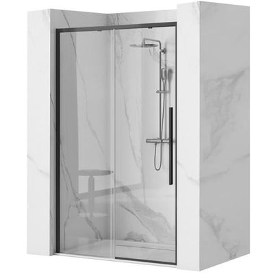 Duschdörr Solar 150 Svart REA 2,2x150x195cm