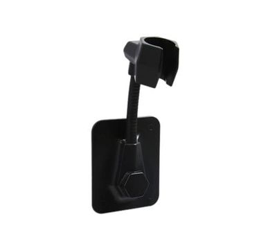 INF Justerbar dusjbunnholder 360 graders rotasjon Sort