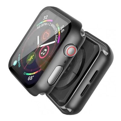 Omfattende Apple Watch 4/5/6/Se Shell Screen Protection Black 44mm