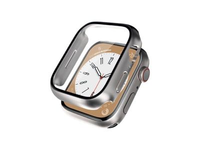 Crong Hybrid Watch Case - Etui ze szkem Apple Watch 40mm (Starlight), Ask, Smartwatch, Sportklocka, Silver, Apple, Apple Watch Series 4/5/6/SE 40mm,