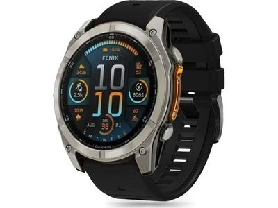 Tech-Protect TECH-PROTECT SILIKONE LINE GARMIN FENIX 5 / 6 / 6 PRO / 7 / 8 (47 MM) / E SVART