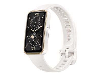 Huawei Band 9 - Aktivitetssporer med stropp - fluorelastomer - håndleddstørrelse: 120-190 mm - display 1.47" - Bluetooth, Wi-Fi - 14 g - hvit