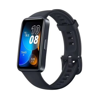 Huawei Band 8 - Aktivitetssporer med stropp - TPU - håndleddstørrelse: 130-210 mm - display 1.47" - Wi-Fi, Bluetooth - 14 g - midnatts sort