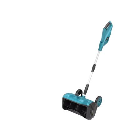 Elektrisk snöplog 13 tum, borstlös snöslunga med 3500 W effekt, kompatibel med Makita 18 V-batteri, 2 batterier, elektrisk