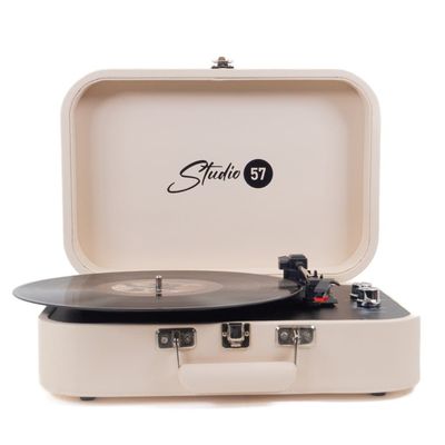 Studio 57 Mellow platespiller (hvit)