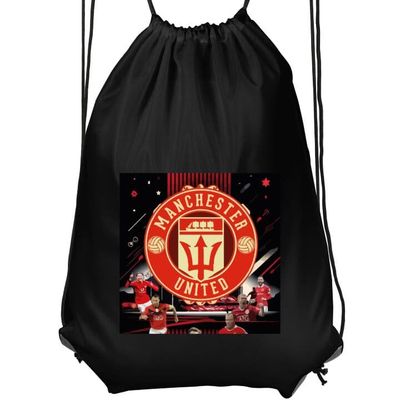 Praktisk Gymnastikpose | Sportstaske til Voksen Manchester United F.C. Sort Voksen