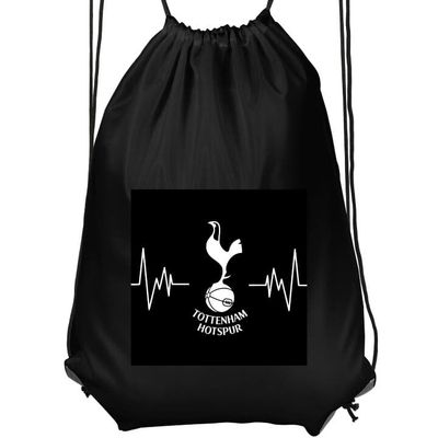 Praktisk Gymnastikpose | Sportstaske til Voksen Tottenham Hotspur Sort Voksen