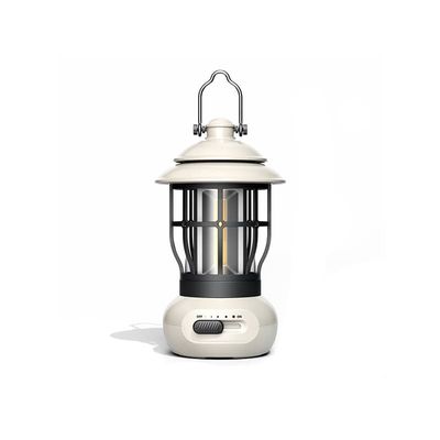 INF Retro uppladdningsbar campinglampa, campinglykta, tältlampa steglös avbländning