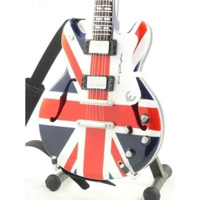 Mini guitar: Oasis - Noel Gallagher - Epiphone Supernova Union Jack