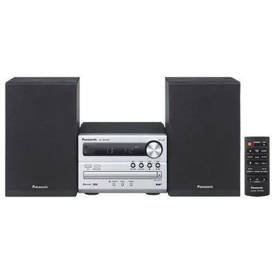 Micro CD-system PANASONIC SC-PM250BEG-S Bluetooth USB 2 högtalare 20W MP3 Svart och grå