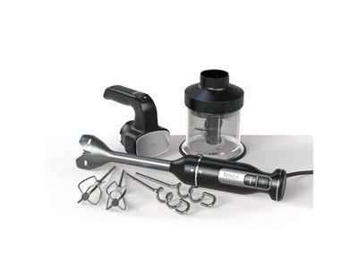 Ninja CI100EU, Immersionsmixer, 0,7 L, 1,5 m, 850 W, Svart, Rostfritt stål, Transparent