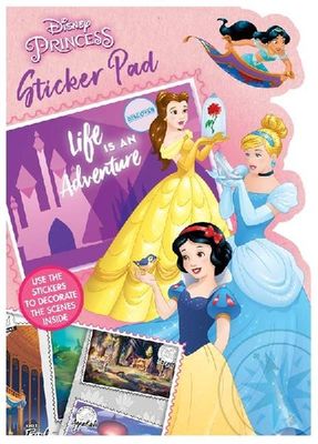 Disney princess scrapbook 5 fargescener og 50 klistermerker