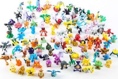 24 stk fargerike Pokemon-figurer - Samle Mini Pokemon Pikachu