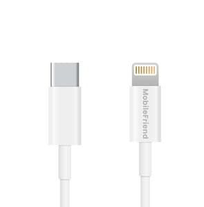 2 kpl MobileFriend-kaapeli 2 mittari USB C - Lightning