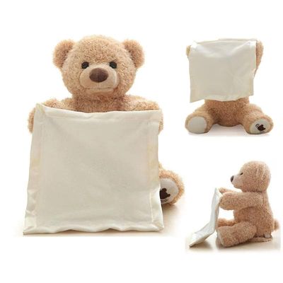 Kikaboo Bamse / Peek-a-boo Teddybjørn - 30 cm - Snakkende