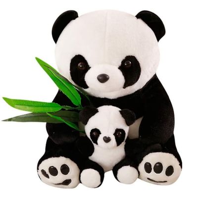 Panda med baby 100 cm