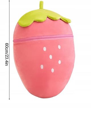 UNELMAMASKOTT! Mansikkapupu 2-in-1 - Lelu ja tyyny! 60cm
