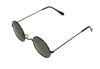 Runde sorte solbriller