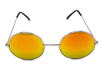 Runde solbriller Gul/rød - Exil