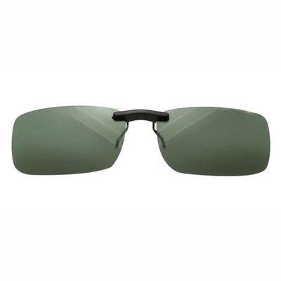 Clip-on solbriller grøn 35x56mm