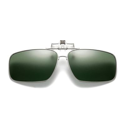Flip Up Metal Clip-on solbriller Flip Up Green