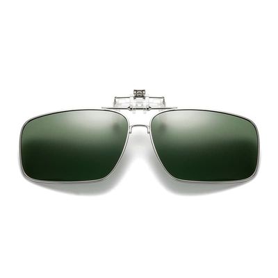 Flip Up Metal Clip-on solbriller Flip Up Green