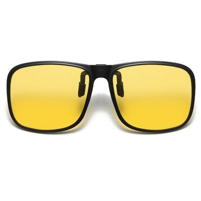 Flip Up Solbriller Clip-On Night Vision Gul