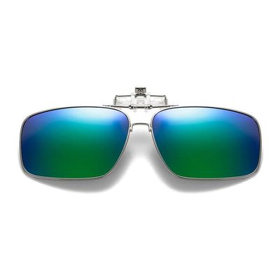 Flip Up Metal Clip-on solbriller Flip Up Green
