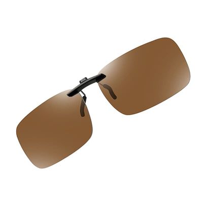 INF Polariserte Clip-on Solbriller Brun