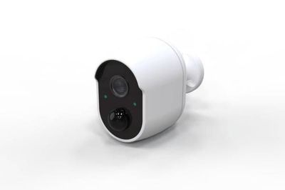 Övervakningskamera, batteridriven, Smart IP Kamera, Utomhuskamera, 1080P, Tuya, Wifi, IP66, IR mörkersyn, 6000mAh, 64GB, Alexa, Google