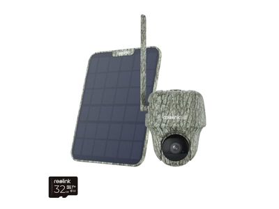 Reolink Go Series G450 + Solar Panel 2, IP-sikkerhetskamera, Utendørs, Ledning & Trådløs, Google Assistant, Utvendig, Tak/Vegg