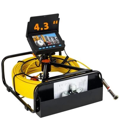 Kloakpipeinspektionskamera, 4,3" HD-skærm, vandtæt IP68,23MM DVR, 20m